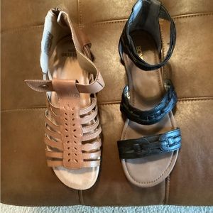 2 for the price of one sandals.  Very good condition.